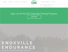 Tablet Screenshot of knoxvilleendurance.com